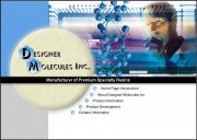designer molecules Website Screenshot