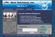 Next Solutions Inc. Website Screenshot